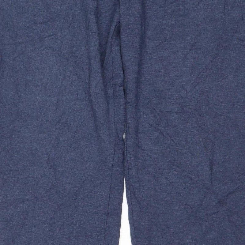 Marks and Spencer Mens Blue XL Short Jogger Drawstring Trousers