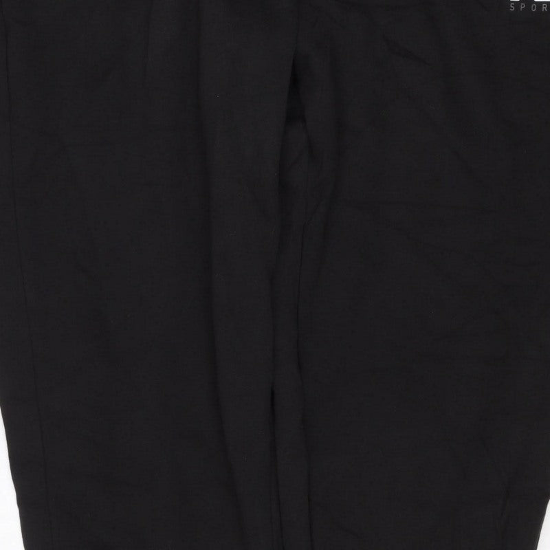 Puma Men’s Black 2XL Jogger Sweatpants Logo Elastic Waist