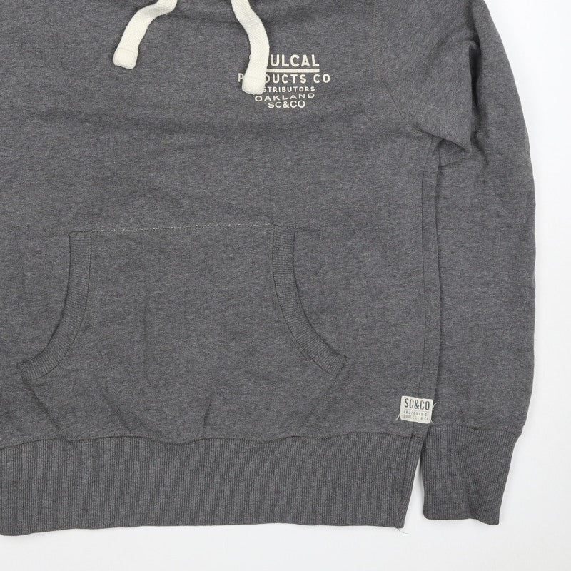 Soulcal & Co Men’s Grey M Pullover Hoodie Oakland Graphic Logo