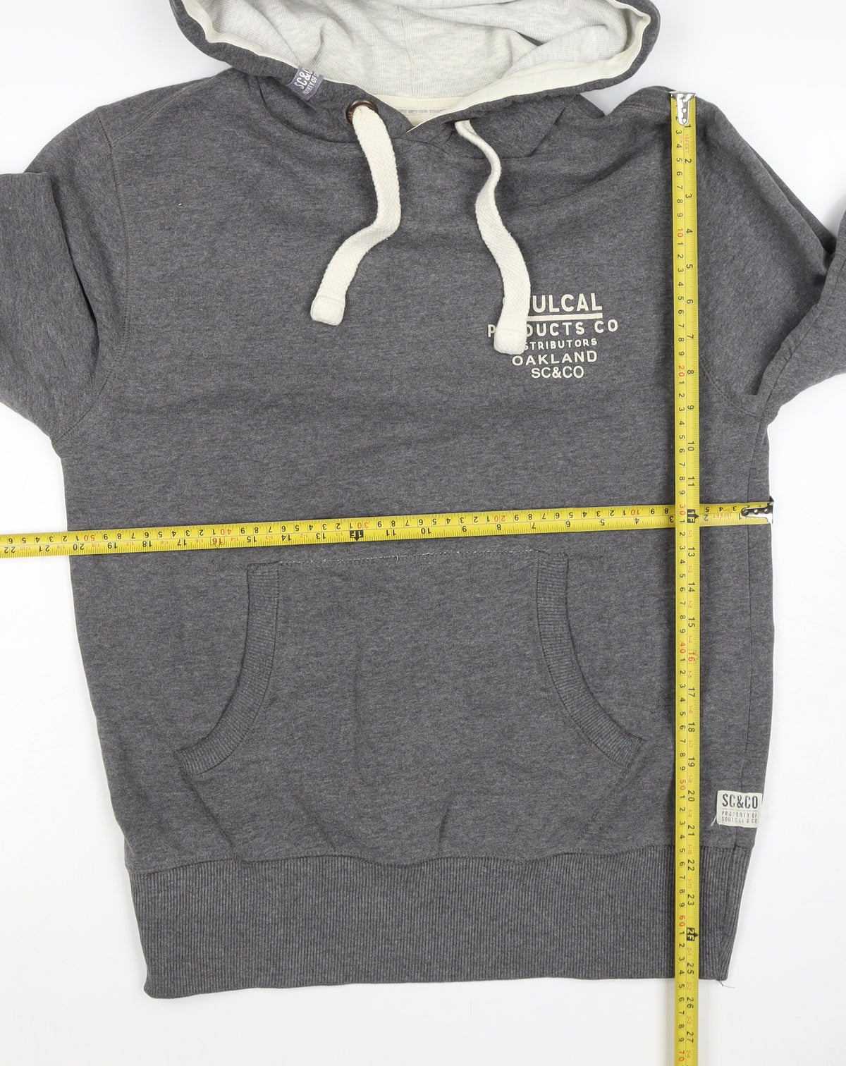 Soulcal & Co Men’s Grey M Pullover Hoodie Oakland Graphic Logo