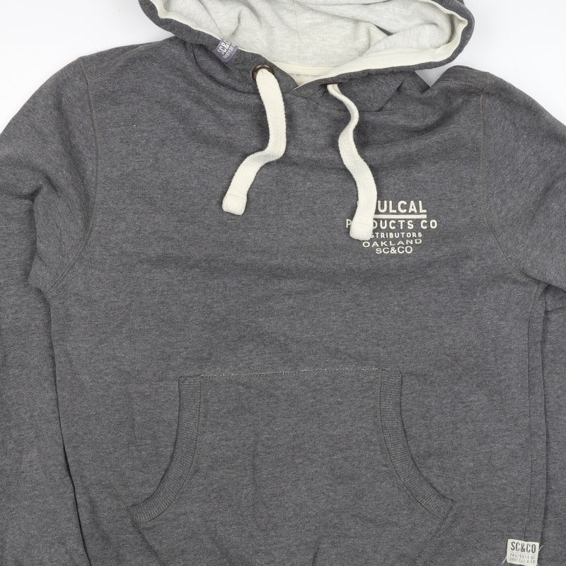 Soulcal & Co Men’s Grey M Pullover Hoodie Oakland Graphic Logo