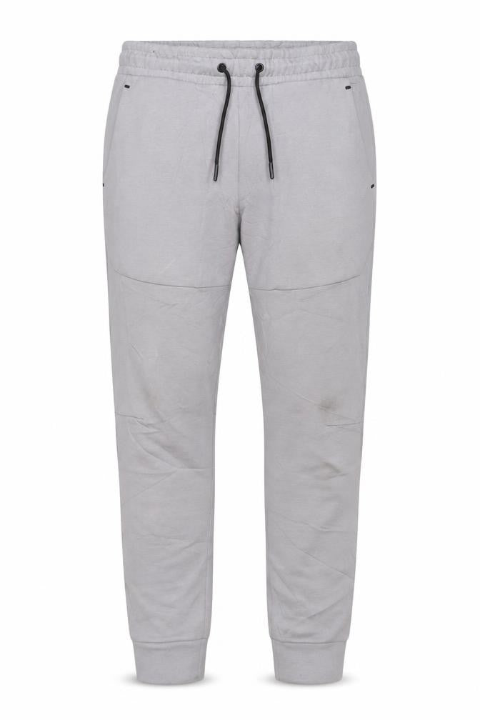 Workout Men’s Grey M Jogger Track Pants Drawstring Zip Pocket