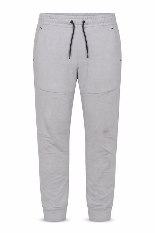 Workout Men’s Grey M Jogger Track Pants Drawstring Zip Pocket