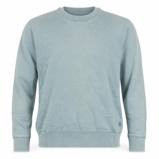 Folk Men’s Green M Cotton Crew Neck Pullover Sweatshirt Logo