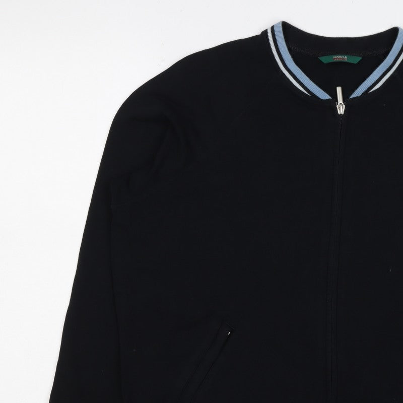 Marks and Spencer Women’s Black Full Zip Sweatshirt UK 16