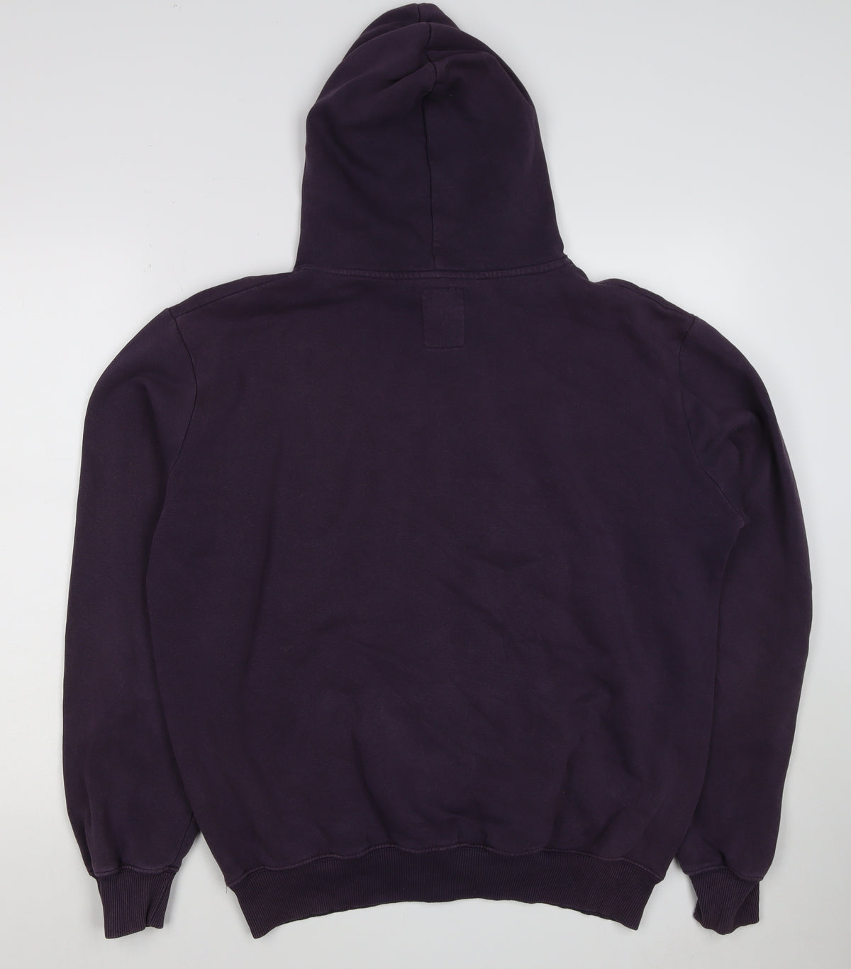 Pull&Bear Men’s Purple XL College Graphic Pullover Hoodie