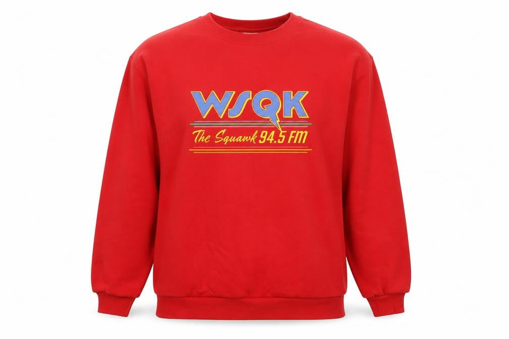Primark Unisex Red XS Stranger Things The Squawk Graphic Sweatshirt