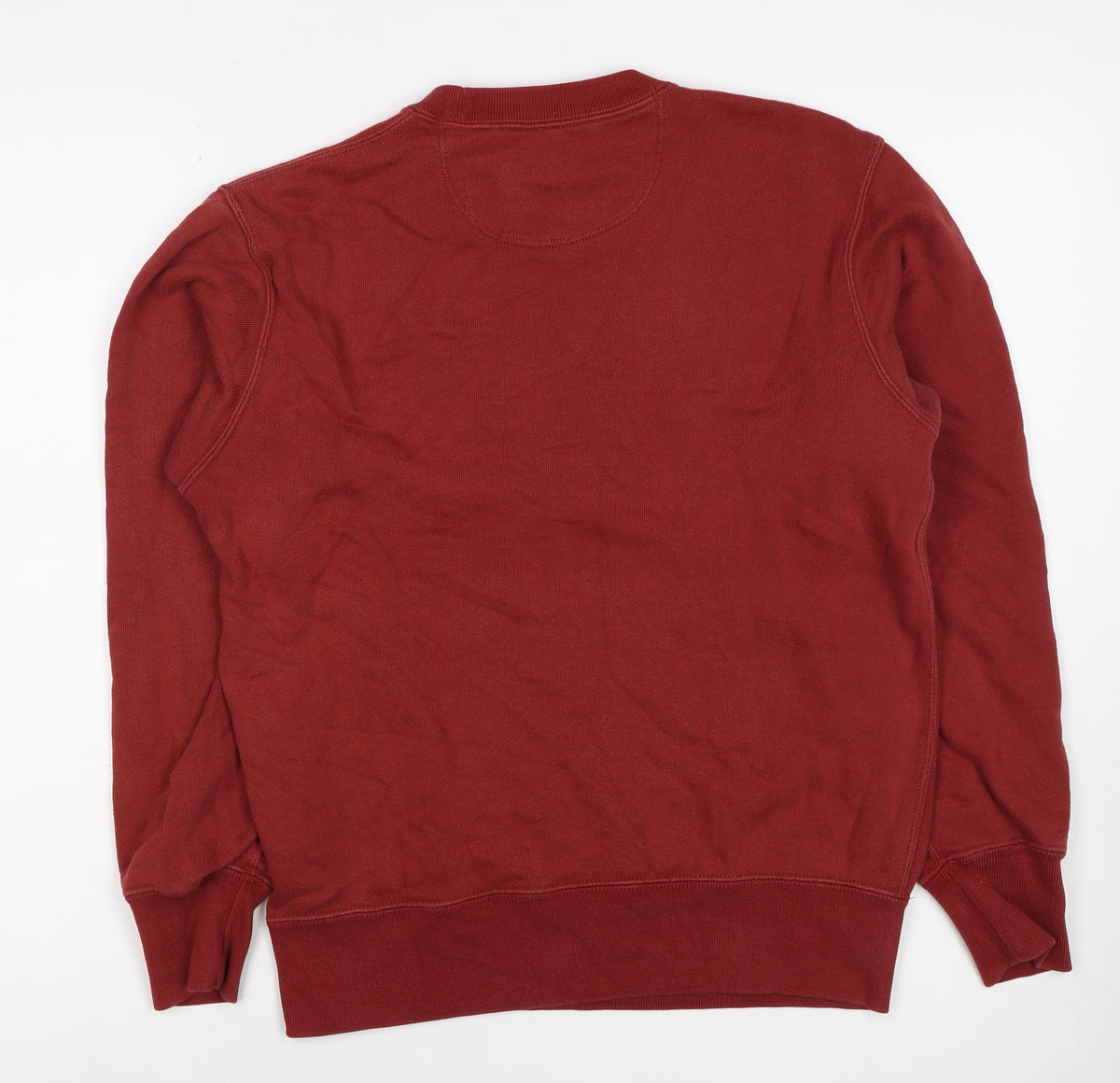 Uniqlo Men’s Red XS Crew Neck Cotton Pullover Sweatshirt