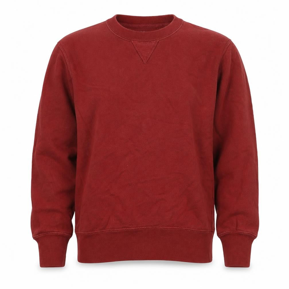 Uniqlo Men’s Red XS Crew Neck Cotton Pullover Sweatshirt