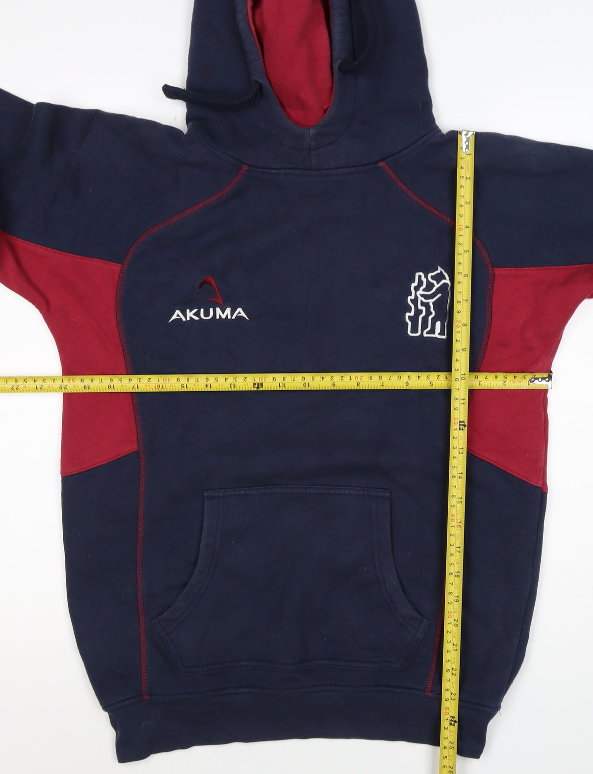 Akuma Unisex Adults Blue Red S Pullover Warwickshire Netball Hoodie