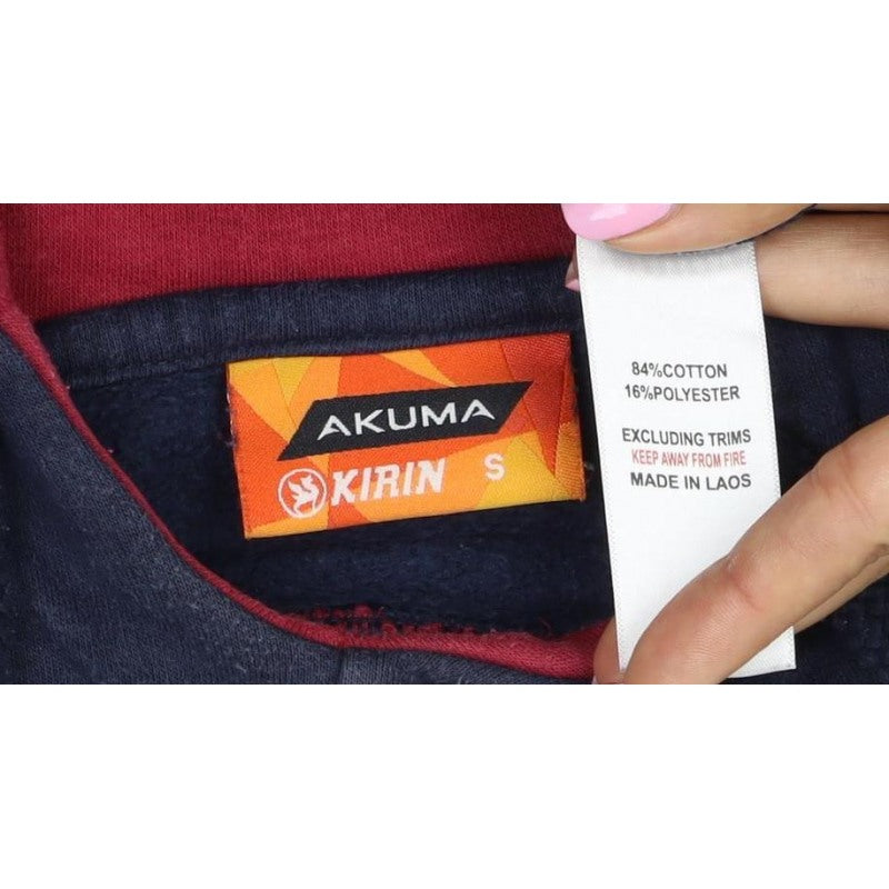 Akuma Unisex Adults Blue Red S Pullover Warwickshire Netball Hoodie