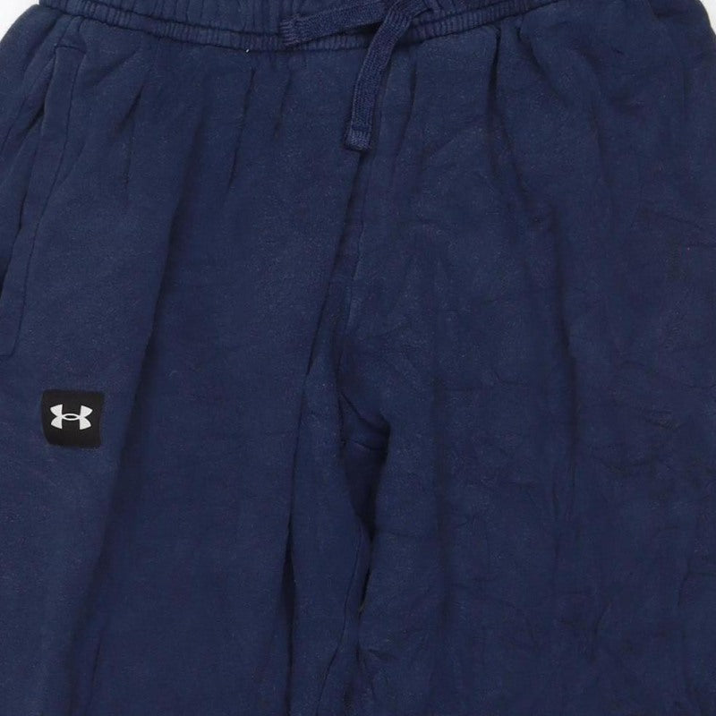 Under Armour Men’s Blue M Fleece Jogger Sweatpants Drawstring