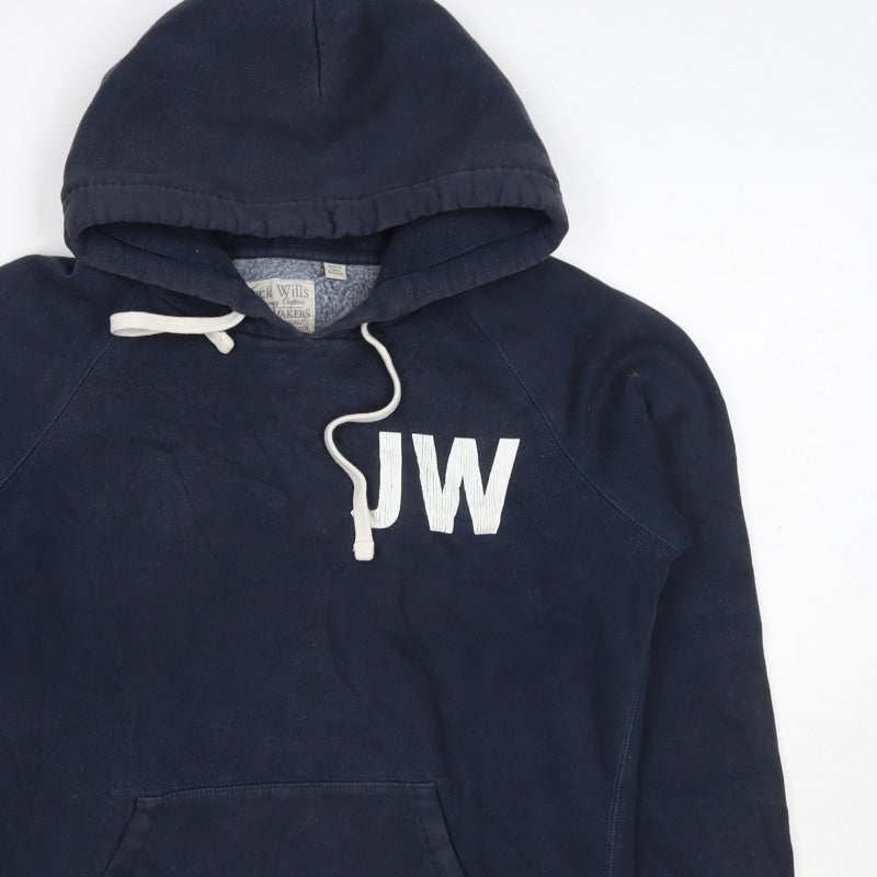 Jack Wills Women’s Blue S Pullover Hoodie Hockey Graphic