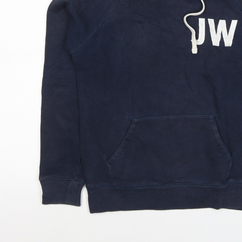 Jack Wills Women’s Blue S Pullover Hoodie Hockey Graphic