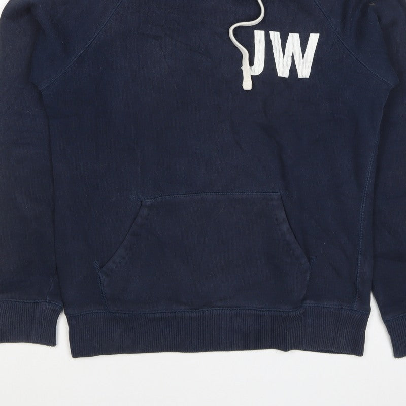 Jack Wills Women’s Blue S Pullover Hoodie Hockey Graphic