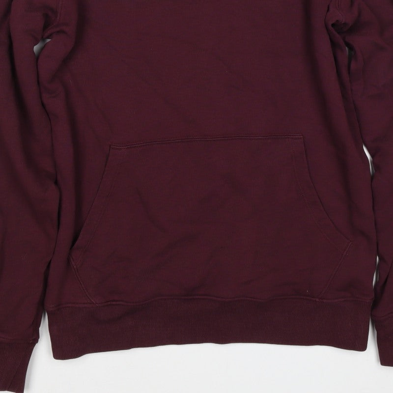 Lyle & Scott Men’s Purple XS Pullover Hoodie Logo Pocket