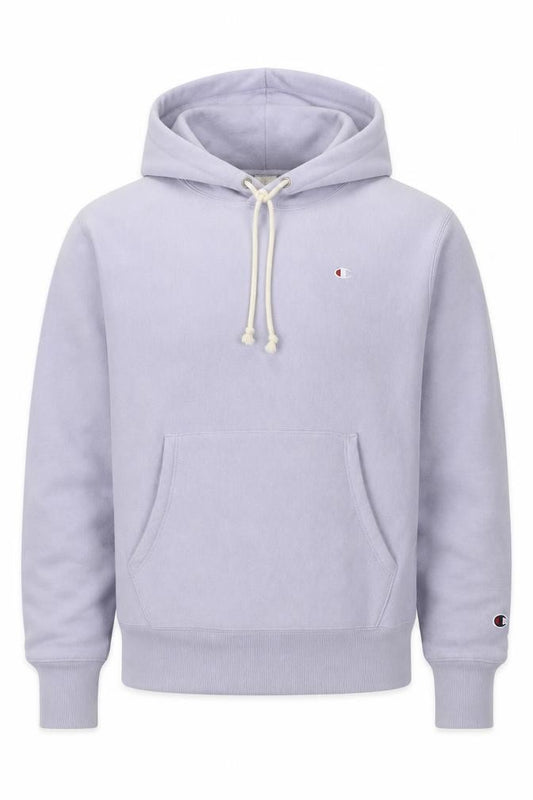Champion Men’s Purple XS Pullover Hoodie Logo Pocket Fleece