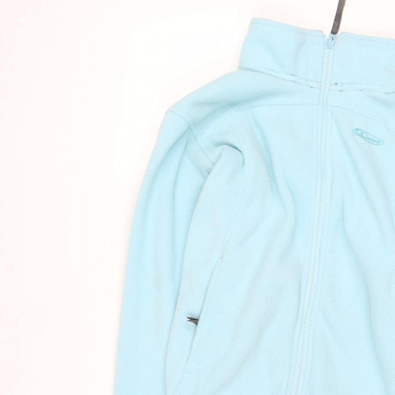 Gelert Women's Blue Size 10 Full Zip Fleece Basic Outdoor Jacket