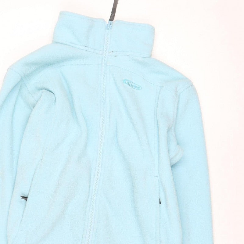 Gelert Women's Blue Size 10 Full Zip Fleece Basic Outdoor Jacket