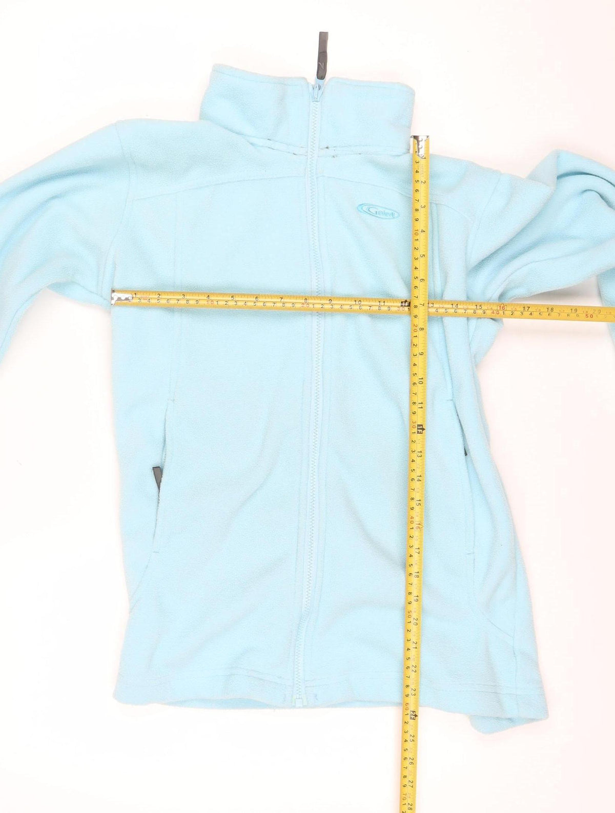 Gelert Women's Blue Size 10 Full Zip Fleece Basic Outdoor Jacket