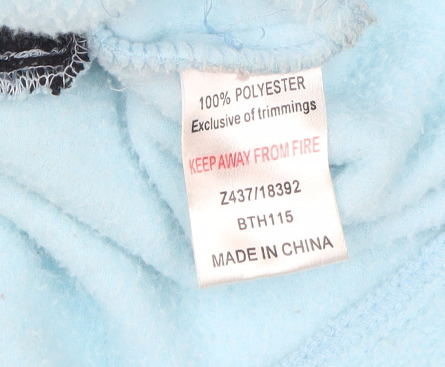 Gelert Women's Blue Size 10 Full Zip Fleece Basic Outdoor Jacket