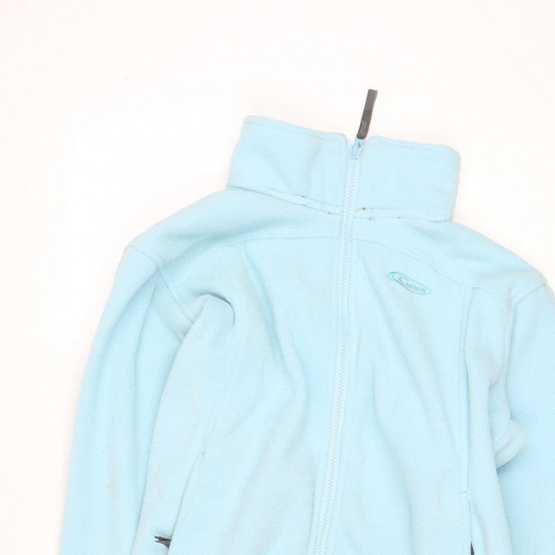 Gelert Women's Blue Size 10 Full Zip Fleece Basic Outdoor Jacket