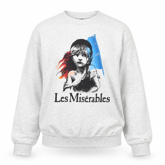 Gildan Women’s Grey S Les Misérables Graphic Pullover Sweatshirt