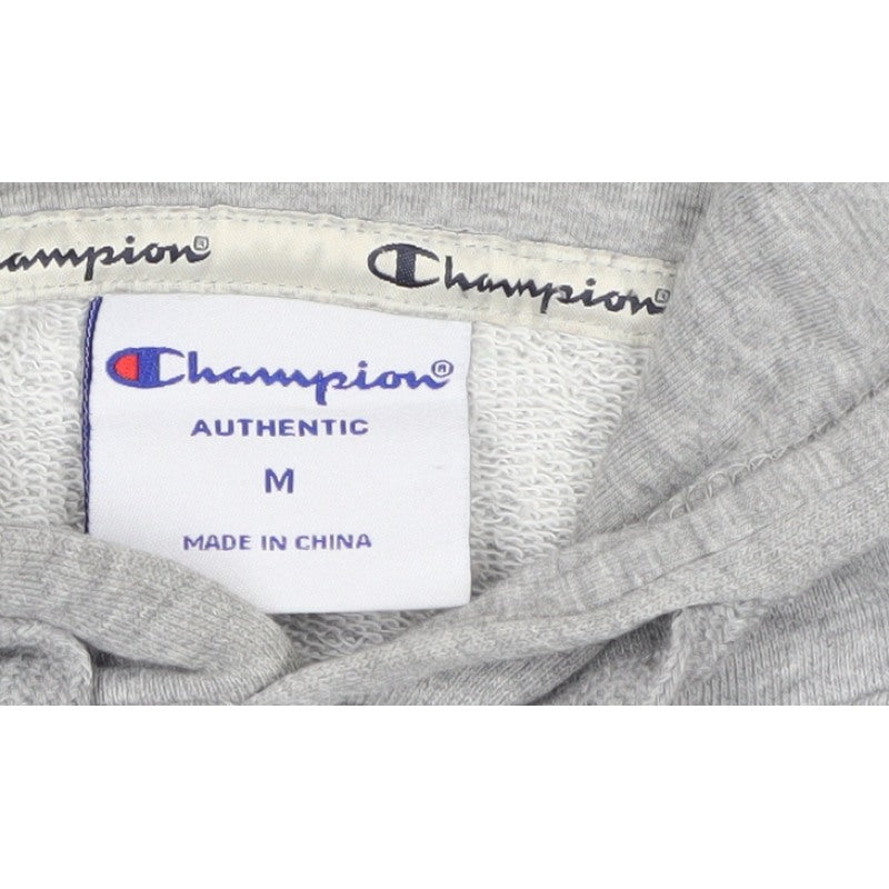Champion Men's Grey M Pullover Hoodie Logo Kangaroo Pocket