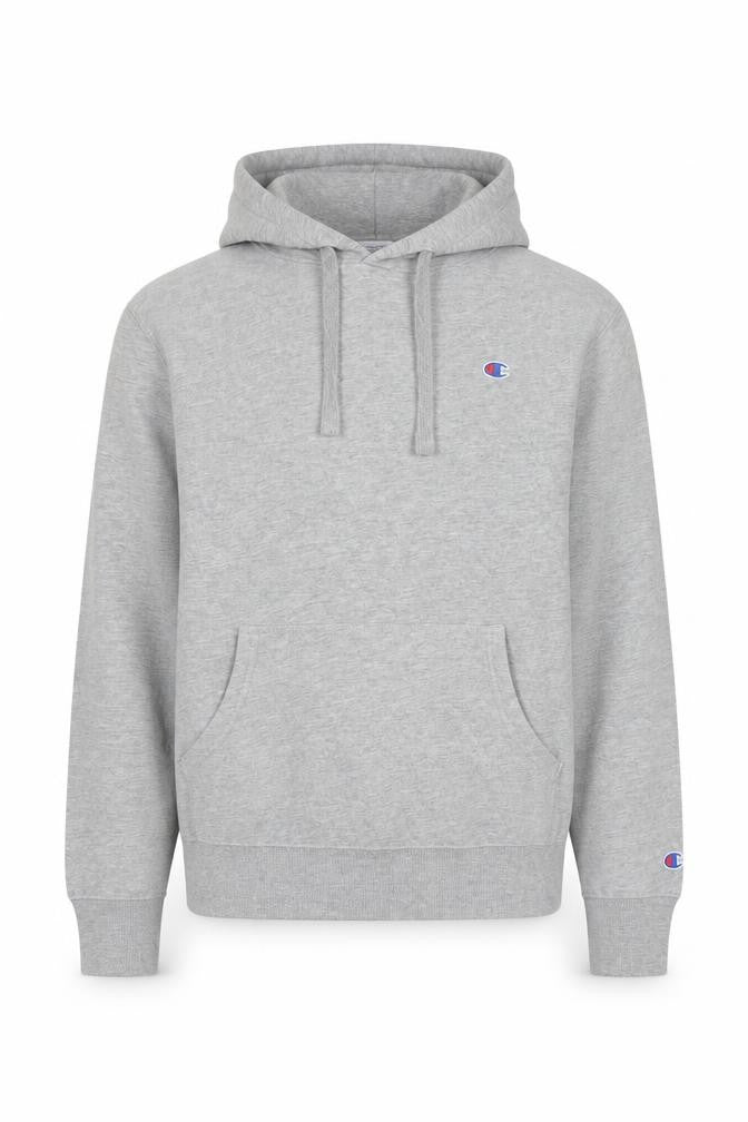 Champion Men's Grey M Pullover Hoodie Logo Kangaroo Pocket