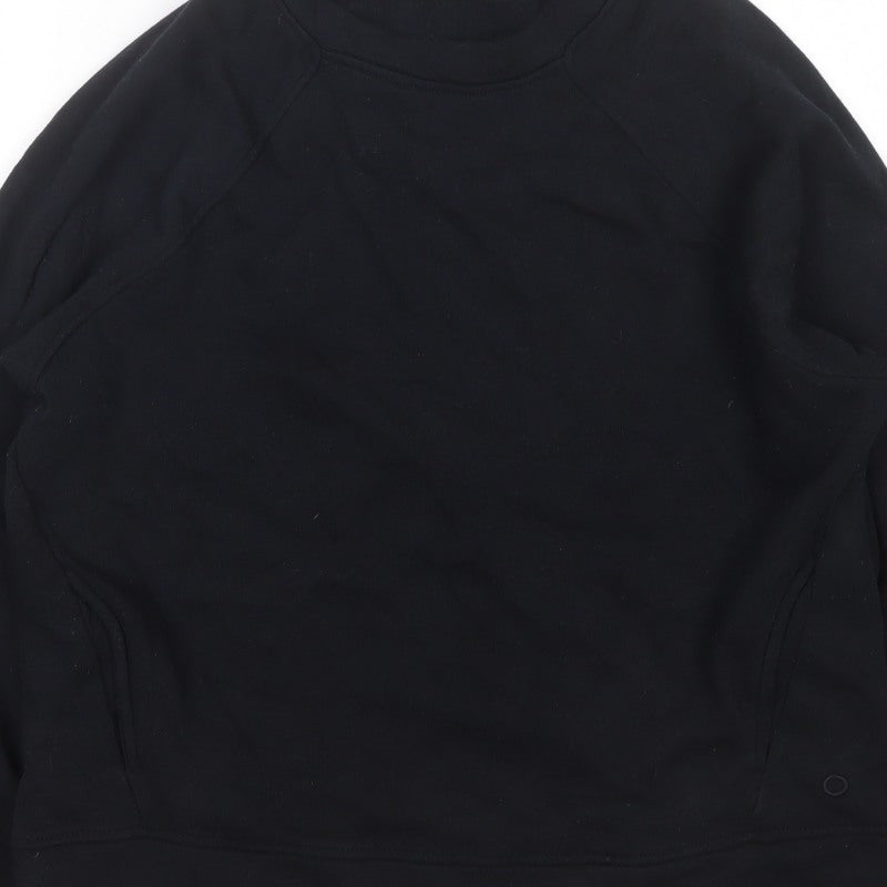M&S Goodmove Women’s Black Size 10 Raglan Pocket Sweatshirt