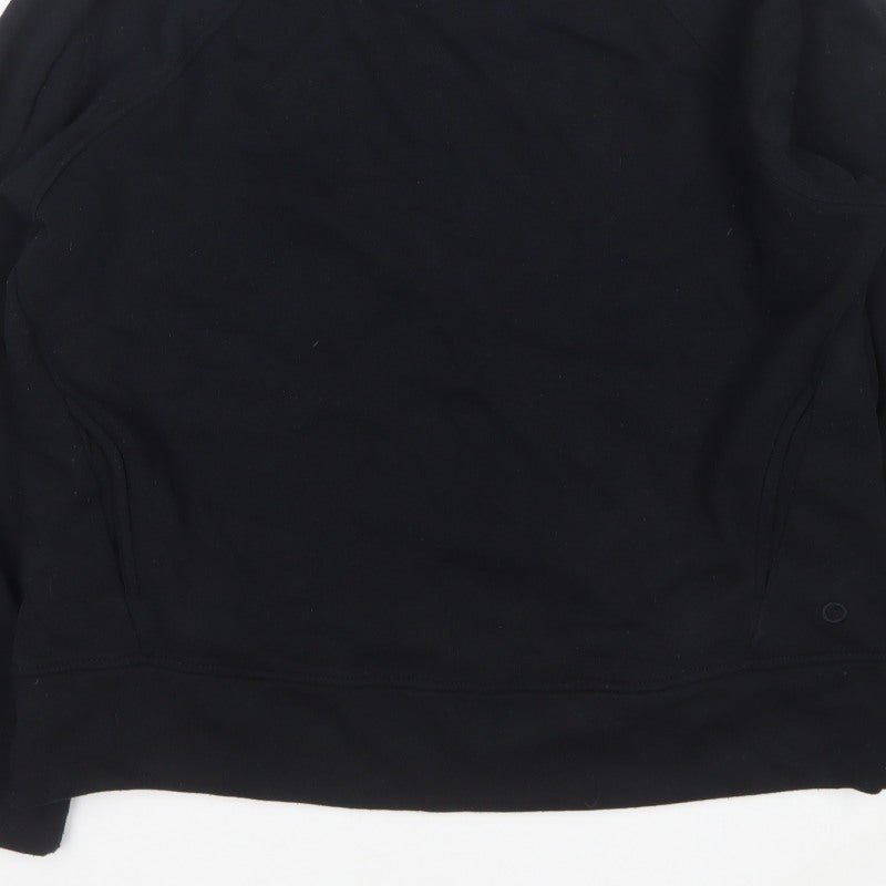 M&S Goodmove Women’s Black Size 10 Raglan Pocket Sweatshirt