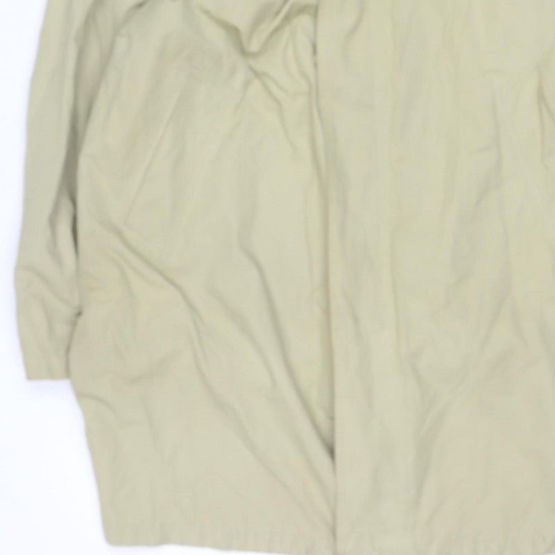 Dannimac Men’s Beige XL Mid-Length Trench Coat Cotton Blend