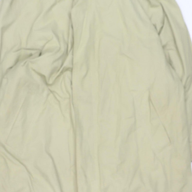 Dannimac Men’s Beige XL Mid-Length Trench Coat Cotton Blend