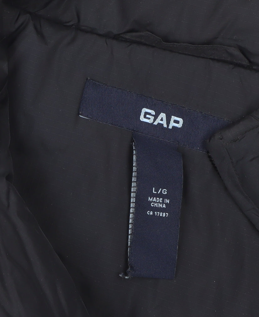 GAP Men’s Black Large Full Zip Stand Collar Jacket