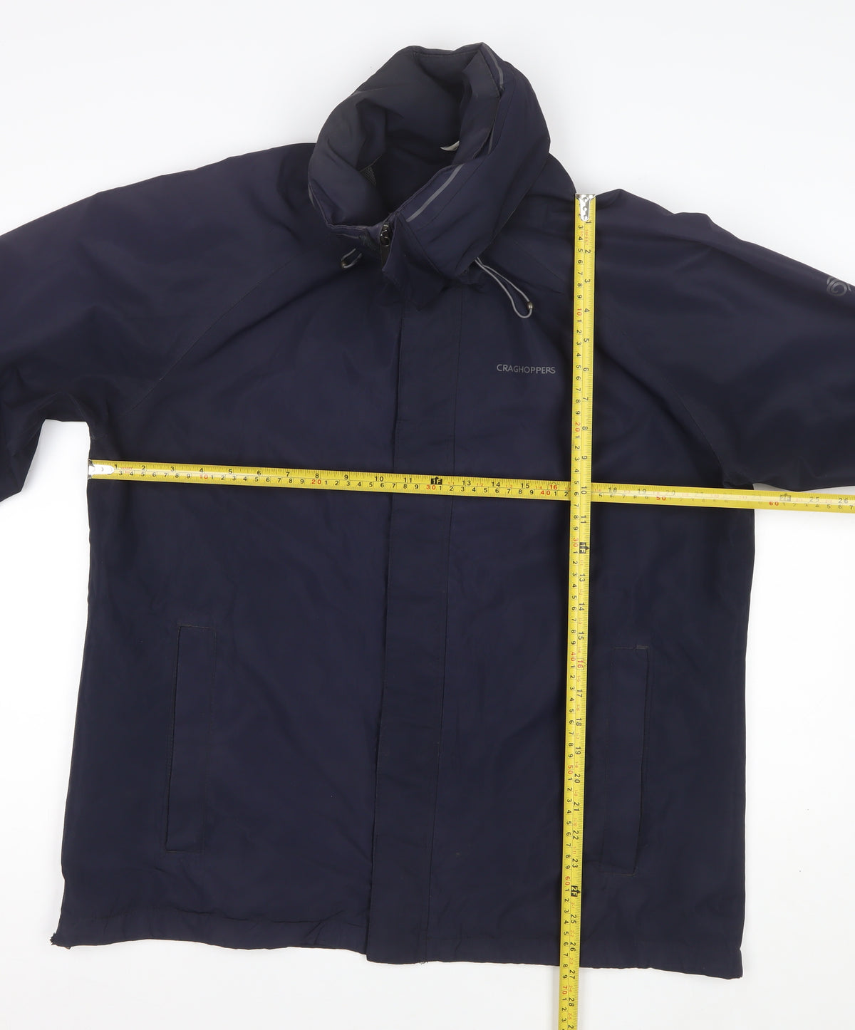 Craghoppers Mens Blue 46 Aquadry Waterproof Windproof Hooded Jacket