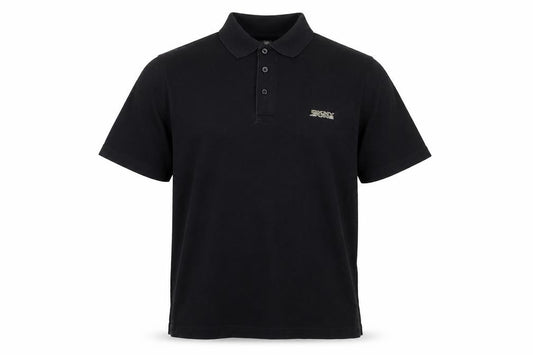 DKNY Jeans Men’s Black XL Logo Short Sleeve Polo Shirt