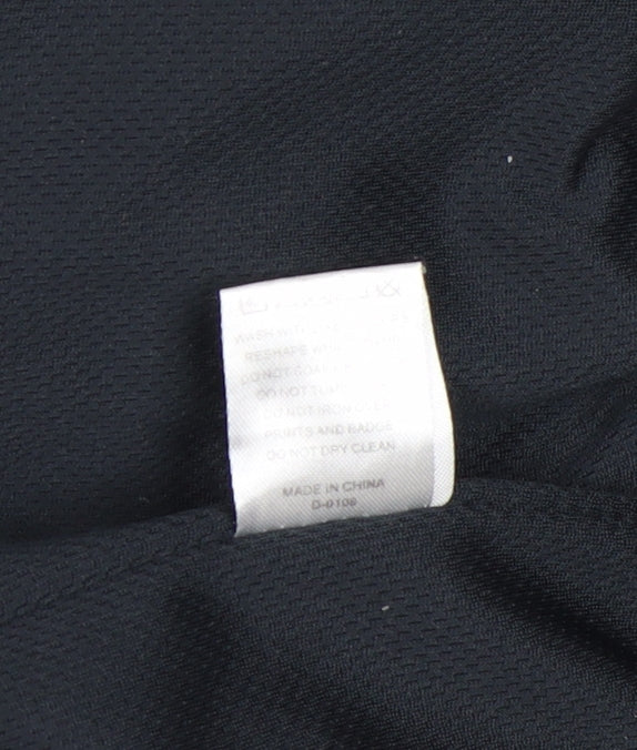 RUGID Boys Navy White XL Hooded 1/4 Zip Windbreaker Jacket