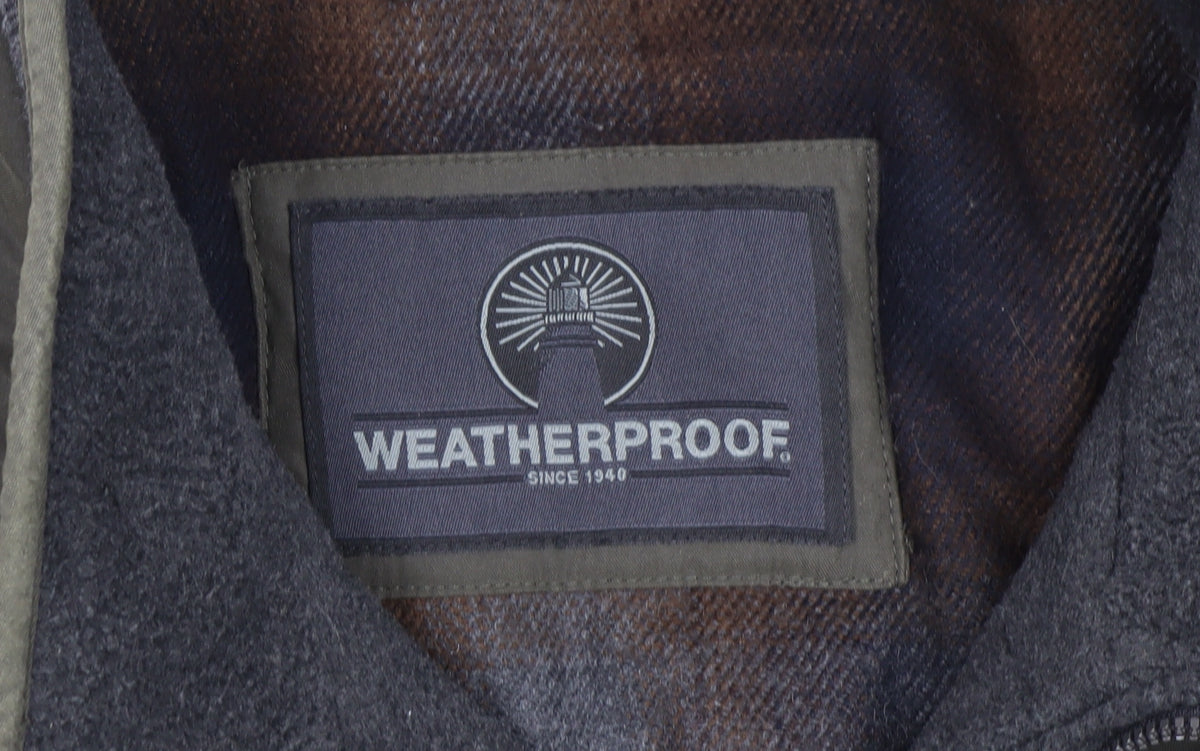 Weatherproof Men’s Green 2XL Bomber Jacket Lined Full Zip