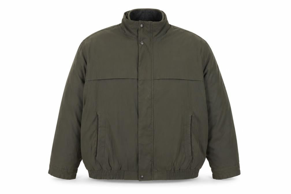 Weatherproof Men’s Green 2XL Bomber Jacket Lined Full Zip