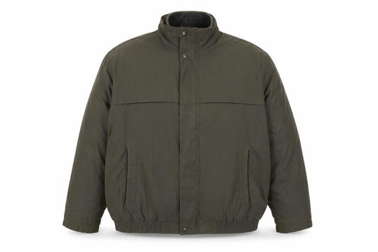 Weatherproof Men’s Green 2XL Bomber Jacket Lined Full Zip