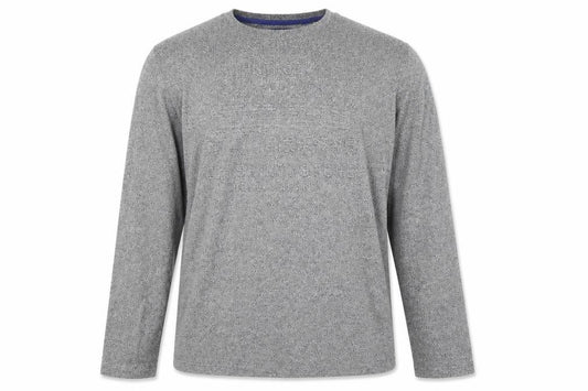 Superdry Men’s Grey Marl XL Long Sleeve Crew Neck T-Shirt