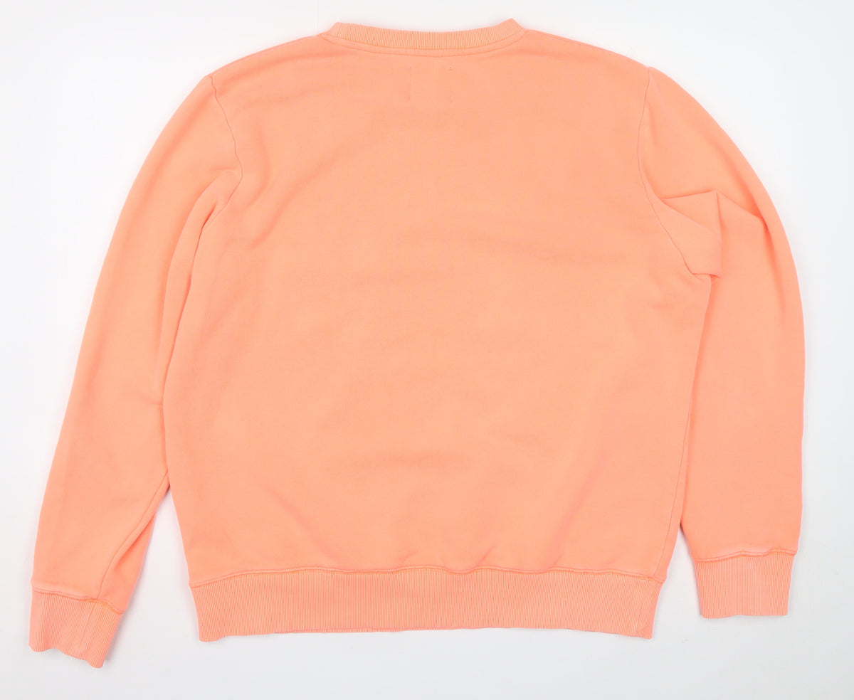 Superdry Men’s Orange 2XL Graphic Monument Valley Sweatshirt