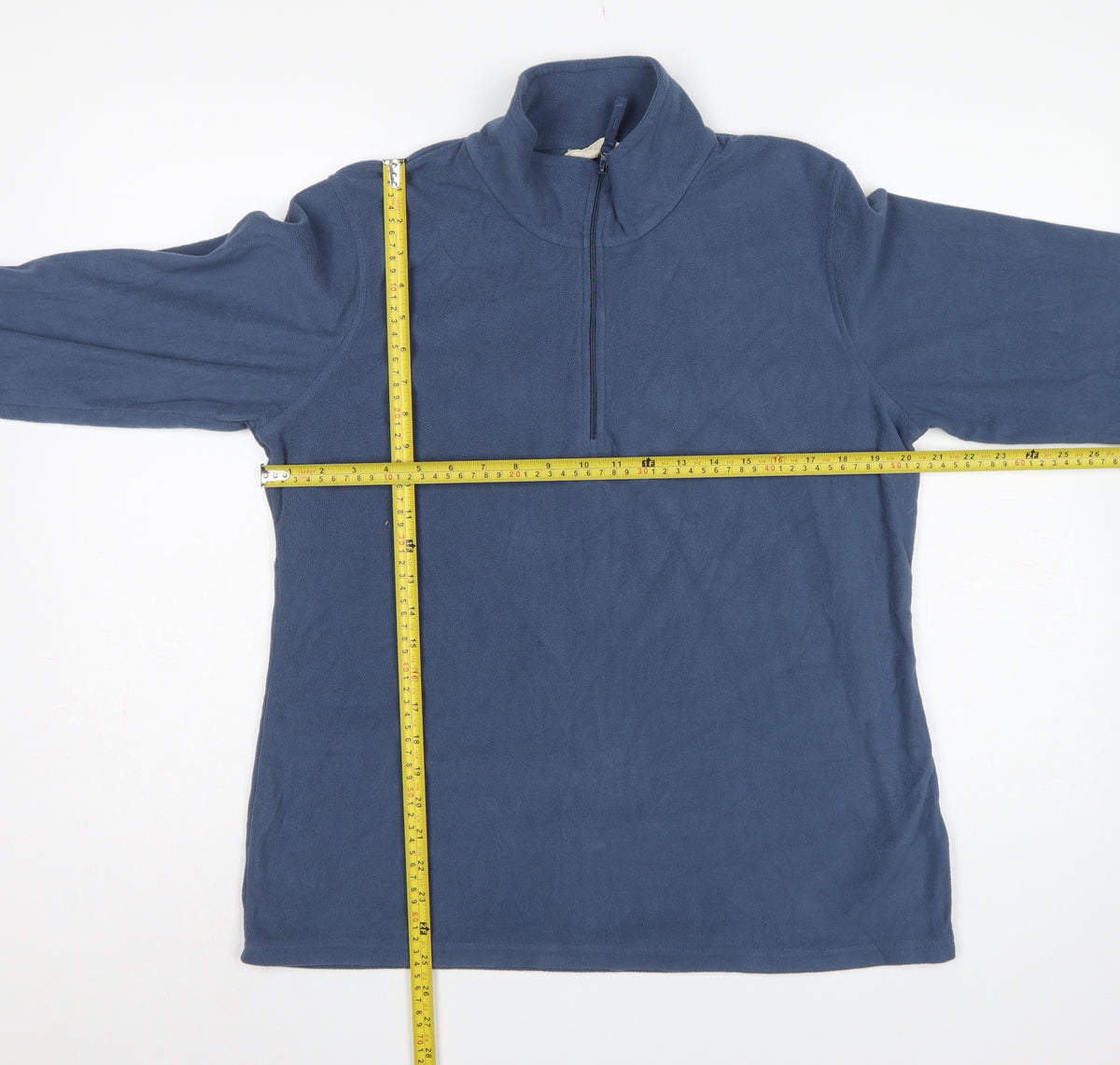 Mountain Warehouse Men's Blue L Fleece 1/4 Zip Pullover Sweatshirt