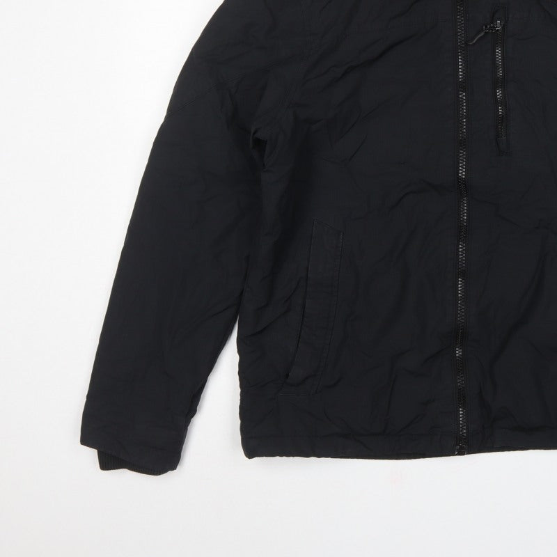 Heritage Goods Men’s Black M Hooded Padded Full Zip Jacket