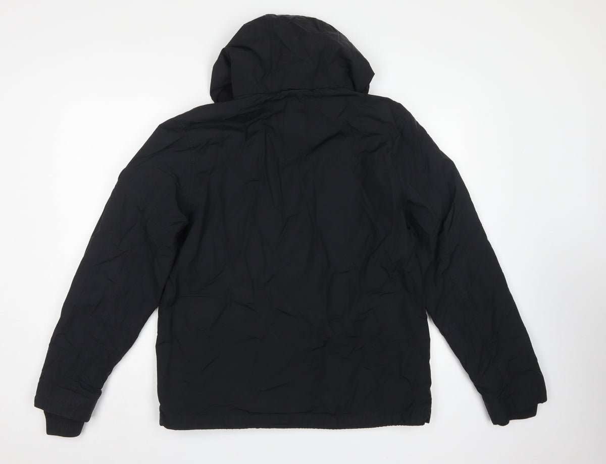 Heritage Goods Men’s Black M Hooded Padded Full Zip Jacket