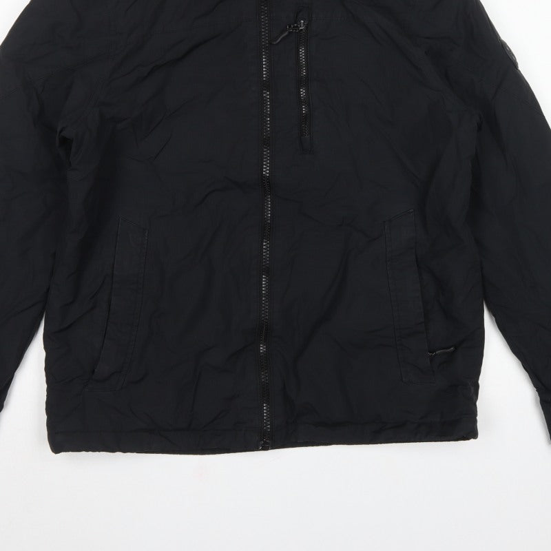 Heritage Goods Men’s Black M Hooded Padded Full Zip Jacket