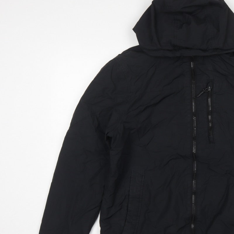 Heritage Goods Men’s Black M Hooded Padded Full Zip Jacket