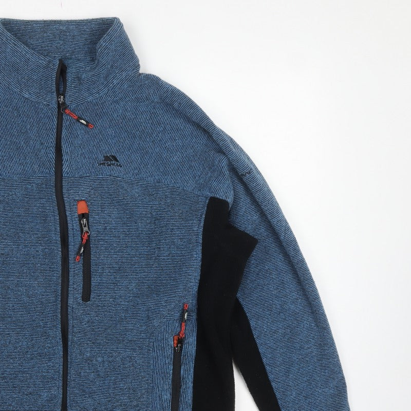 Trespass Men’s Blue L Fleece Full Zip Outdoor Jacket
