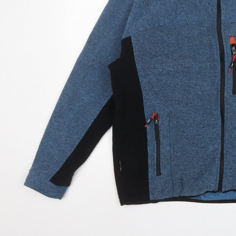 Trespass Men’s Blue L Fleece Full Zip Outdoor Jacket