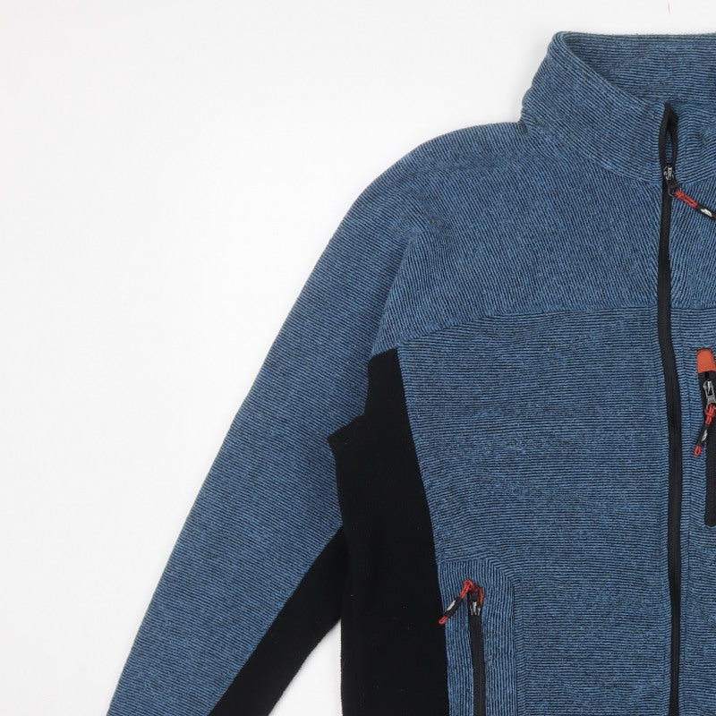Trespass Men’s Blue L Fleece Full Zip Outdoor Jacket